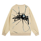 Stussy Sweatshirts Autumn/Winter Fleece Couple Sweatshirts