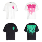 Chrome Heart T Shirts Croix Flame Sanskrit Embroidery Printed T-Shirt Fashion Short Sleeve