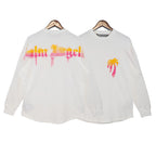 Palm Angle Sweatshirt Palm Angels Graffiti Letter Long Sleeve T-shirt Men and Women High Street Couple