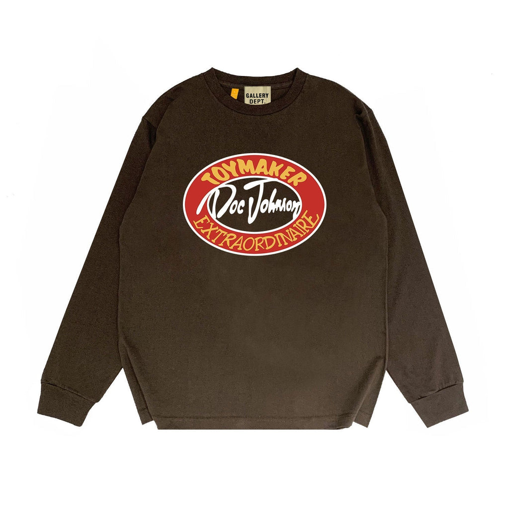 Gallery Dept Long Sleeved Shirt Fashion Brand Long Sleeve Long-Sleeved T-shirt Blouse