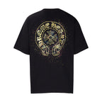 Chrome Heart T Shirts Summer Horseshoe Print Short Sleeve T-Shirt