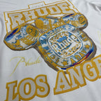 Rhude T-shirt Micro Label Champion Ring Printed Short Sleeve T-shirt