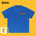 Drew T-shirts Short Sleeve Letter Cotton T-shirt Loose