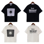 Rhude T-shirt Alphabet Slogan Printed Short Sleeve T-shirt