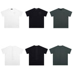 Chrome Heart T Shirts Crowe Cross Print Short Sleeve T-Shirt Loose