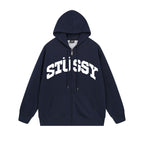 Stussy Hoodie Zip Cardigan Hooded Sweater