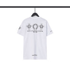 Chrome Heart T Shirts Chrome Hearts Cross Sanskrit Print Short Sleeve Crew Neck T-Shirt