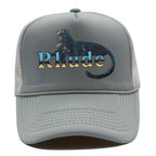 Rhude Hat Mesh Cap Animal Print Mesh Baseball Cap