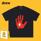 Drew T-shirts Cotton Short-Sleeved Smiley T-shirt