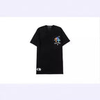 Chrome Heart T Shirts Croix Cross Color Leather Printed Short Sleeve T-Shirt