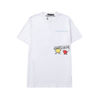 Chrome Heart T Shirts Crowe Summer Short Sleeve Hip Hop Men's and Women's T-Shirts