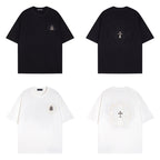 Chrome Heart T Shirts Crowe T-Shirt Summer Short Sleeve Street Hip Hop