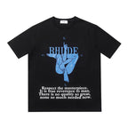 Rhude T-shirt Leopard Print Short Sleeve T-shirt