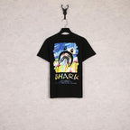 Bathing Ape T-Shirt Summer Cartoon Loose-Fitting Casual Round-Neck Printed Short Sleeve T-shirt