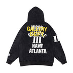 Gallery Dept Hoodie Loose Casual Distressed Hoodie