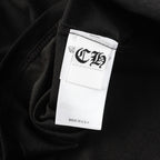Chrome Heart T Shirts Sanskrit horseshoe print lapel polo shirt versatile short sleeve