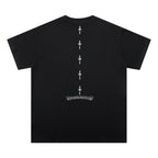 Chrome Heart T Shirts Cross Color Printed Short Sleeve T-Shirt
