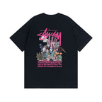 Stussy T-Shirts Casual Loose Couple T-Shirts