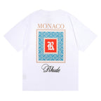Rhude T-shirt Moroccan Micro Printed Short Sleeve T-shirt
