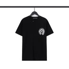 Chrome Heart T Shirts Sanskrit cross logo short-sleeved men's T-shirt