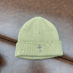 Chrome Heart Beanie Knitted Hat Women's Thick Wool Hat Cross Cold Hat