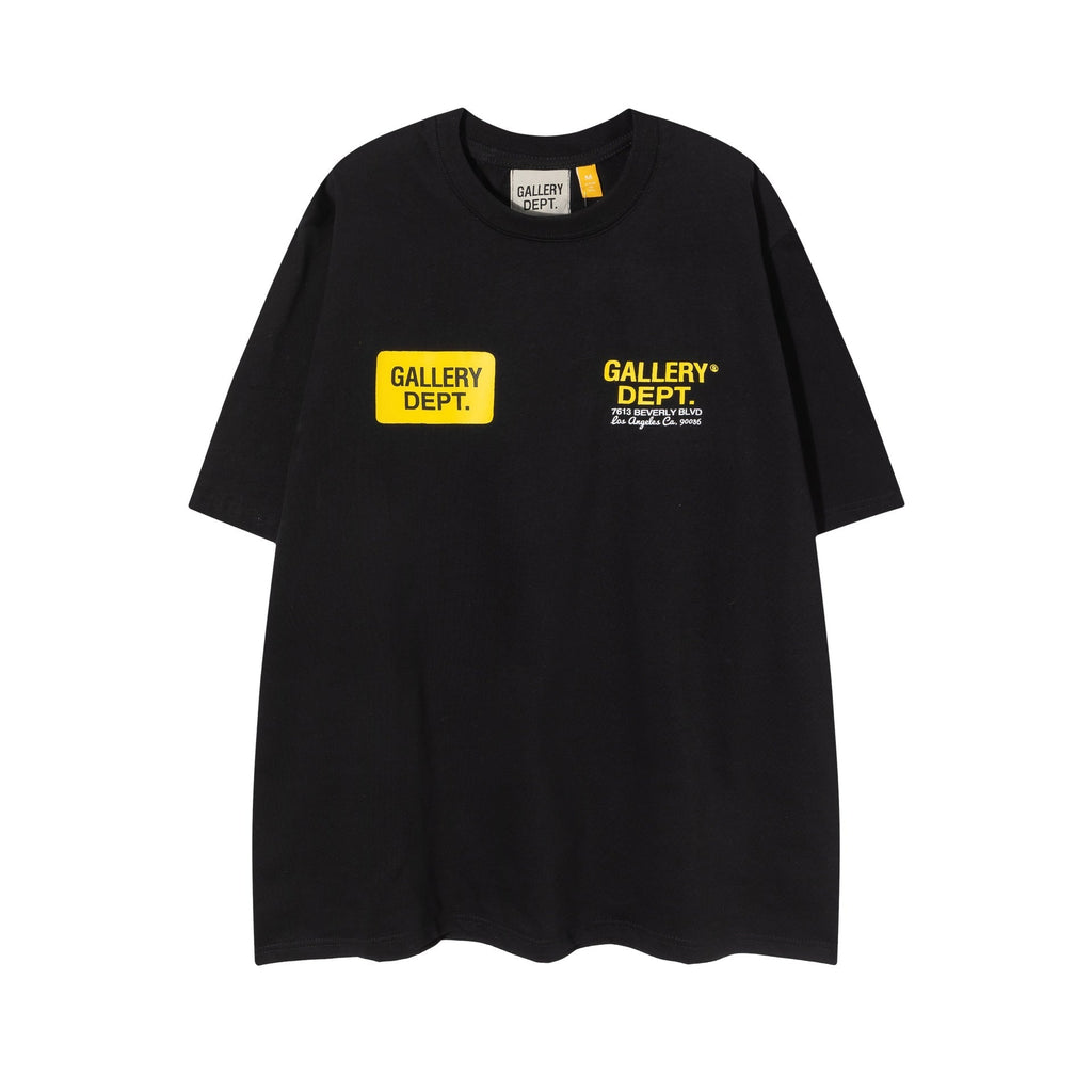 Gallery Dept T Shirts Summer Los Angeles Gallery Dept Letter Print Short Sleeved T-shirt