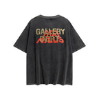 Gallery Dept T Shirts Gallery Dept Printed round Neck Retro Short Sleeve T-shirt Loose Short Sleeve