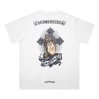 Chrome Heart T Shirts T-Shirt Loose Cross Print
