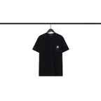Chrome Heart T Shirts Croix Cross Color Leather Printed Short Sleeve T-Shirt
