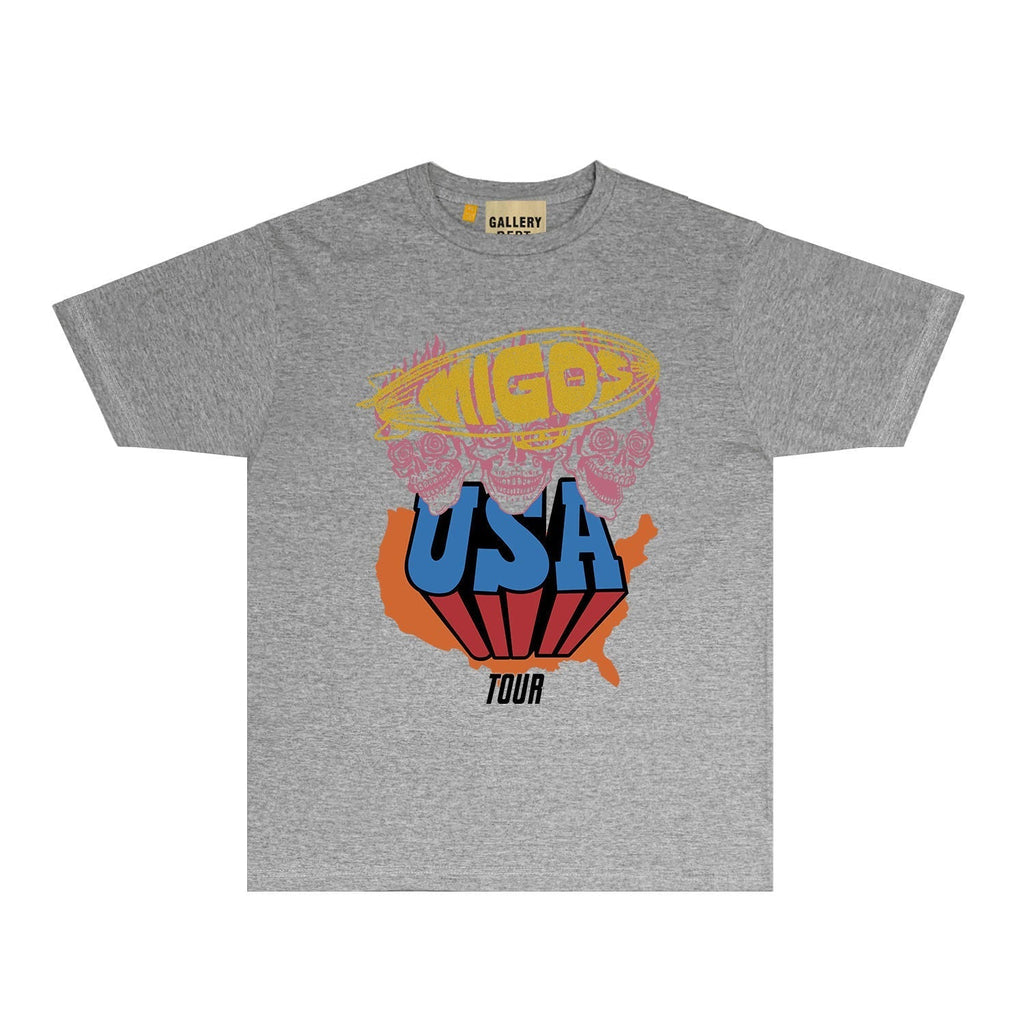 Gallery Dept T Shirts European And American Tee Shirt Short Sleeve T-Shirt Blouse