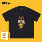 Drew T-shirts Smiley Bear Printed Short Sleeve