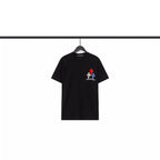 Chrome Heart T Shirts Croix Cross Color Leather Printed Short Sleeve T-Shirt