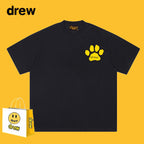 Drew T-shirts Short Sleeve Smiley round Neck Short Sleeve