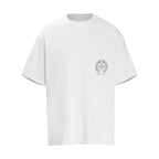 Chrome Heart T Shirts Summer Horseshoe Cross Print Short Sleeve T-Shirt