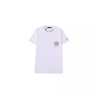 Chrome Heart T Shirts Croix Cross Color Leather Printed Short Sleeve T-Shirt