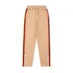Palm Angle Pants Palm Angels Rainbow Striped Pants Men's and Women's Casual Trousers Loose Ins