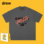 Drew T-shirts Smiley Face Short Sleeve T-shirt