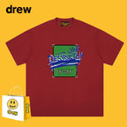 Drew T-shirts Short Sleeve T-shirt Smiley Face Short Sleeve