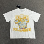 Rhude T-shirt Micro Label Champion Ring Printed Short Sleeve T-shirt
