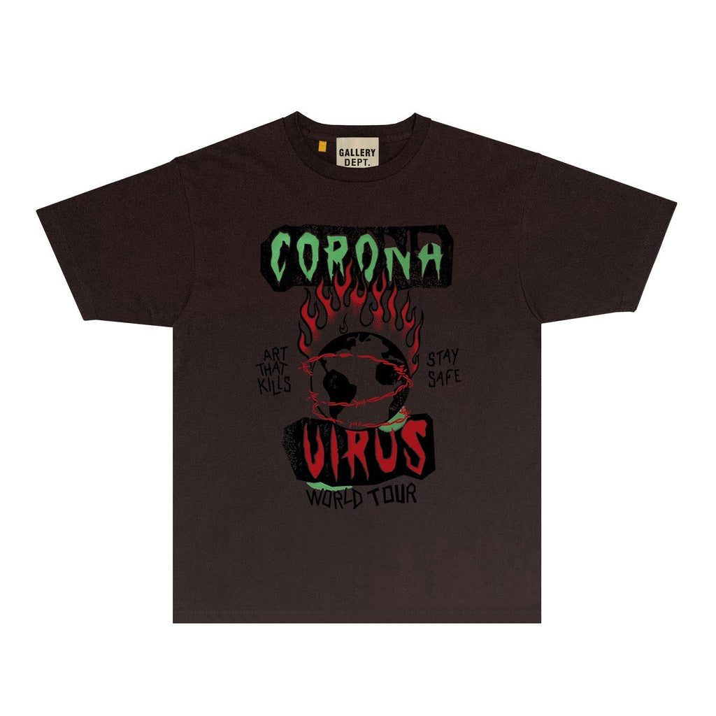 Gallery Dept T Shirts European And American Tee Shirt Short Sleeve T-Shirt Blouse