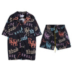 Rhude T-shirt Casual Short Sleeve Shirt