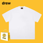 Drew T-shirts Short Sleeve T-shirt Alphabet Graffiti Print