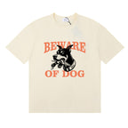 Rhude T-shirt Hound Letter Print Short Sleeve T-shirt
