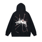 Stussy Hoodie Zip Cardigan Hooded Sweater
