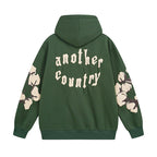 Denim Tears Hoodie Alphabet Foam Print Fleece Hoodie Sweater