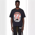 Rhude T-shirt Ski Theme Letter Print Short Sleeve T-shirt