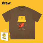 Drew T-shirts Teddy Bear Smiley Printed T-shirt