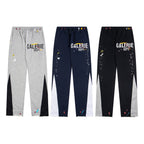 Gallery Dept Sweatpants Hand-painted splashed ink alphabet casual trousers