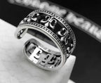Chrome Heart Ring Men's and Women's Fashion High Street
