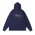 Stussy Hoodie Fall/Winter Fleece Hooded Sweater